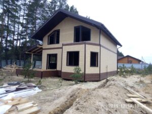 Каркасный дом деревня Манюхино Московская область